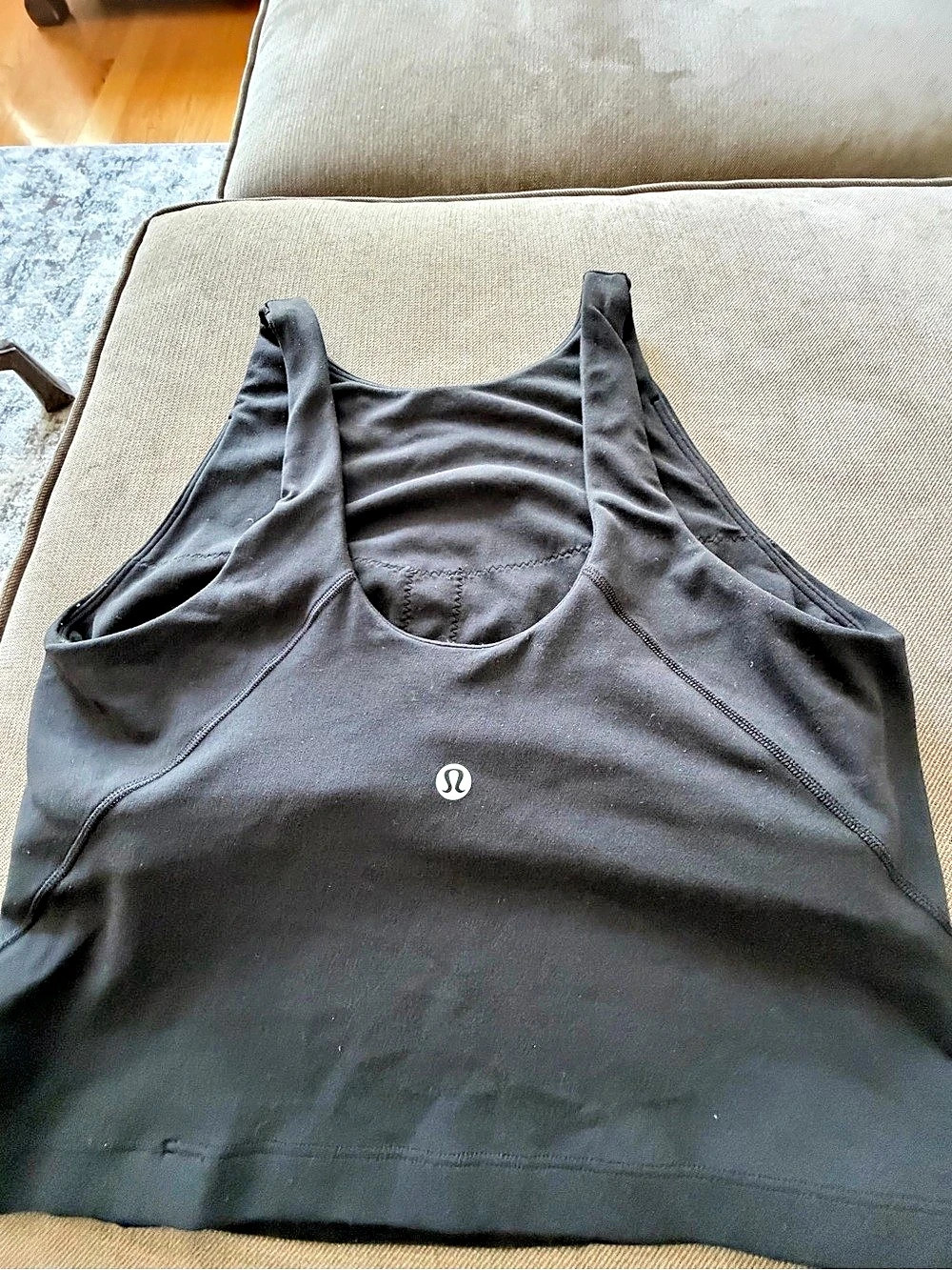 lululemon Energy Bra Black Size 6 Athletic Bra